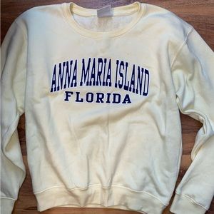 Pale yellow sweatshirt